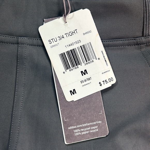 ADIDAS STELLA MCCARTNEY 3/4 Running Leggings - Picture 3 of 7